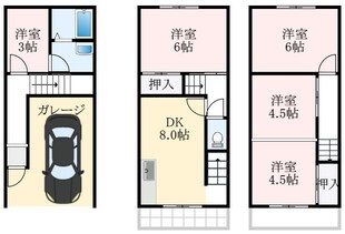 伊賀戸建3-4-15の物件間取画像